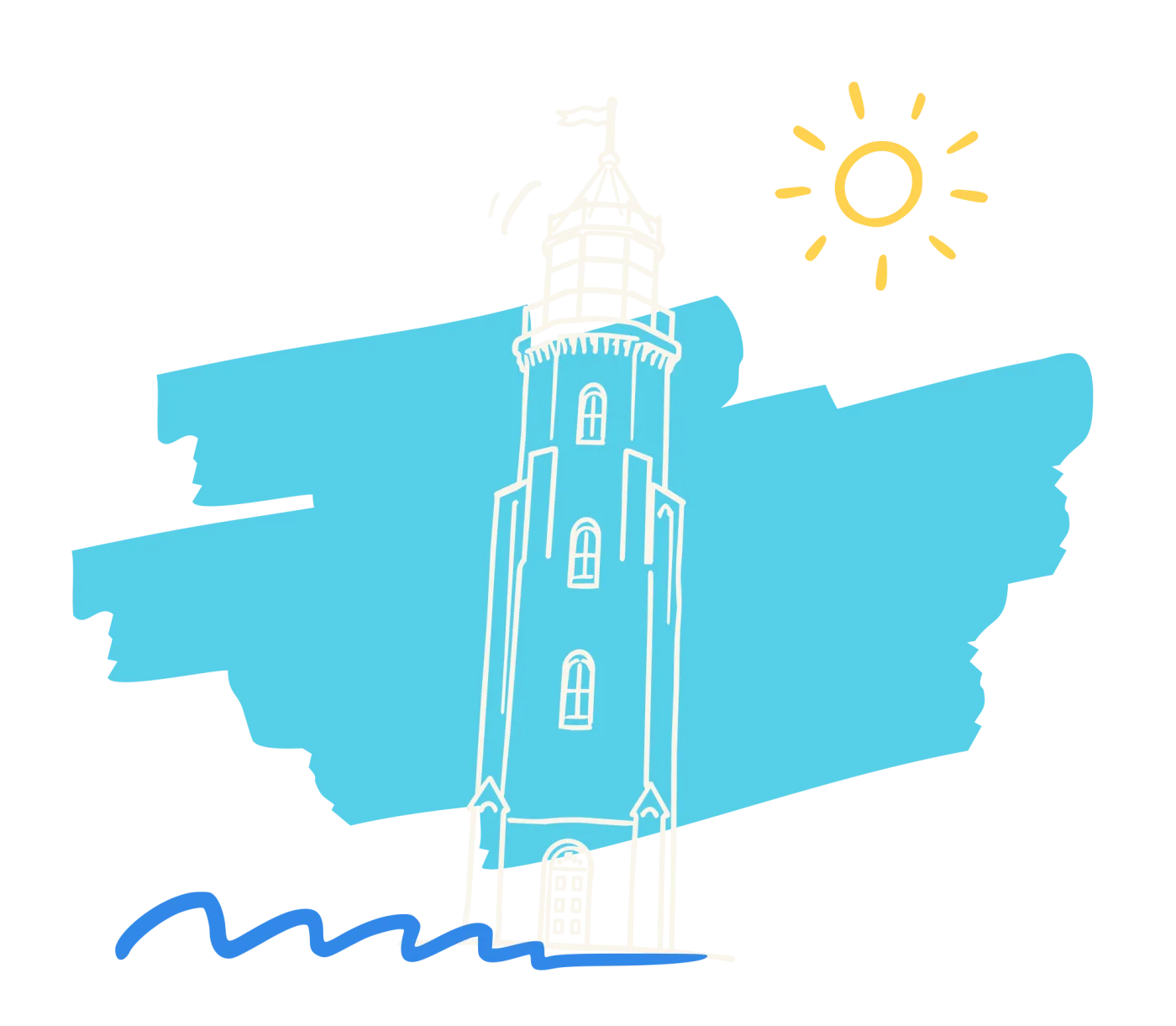 Scribble – Simon-Loschen-Leuchtturm in Bremerhaven