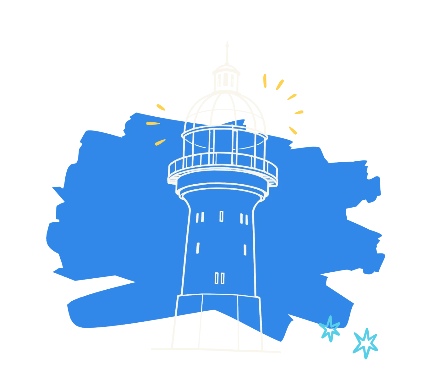 Scribble – Leuchtturm in Solingen